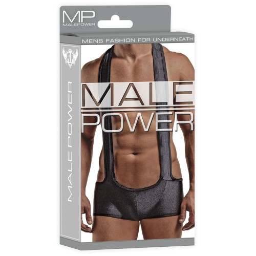 Male Power Sling Short Black