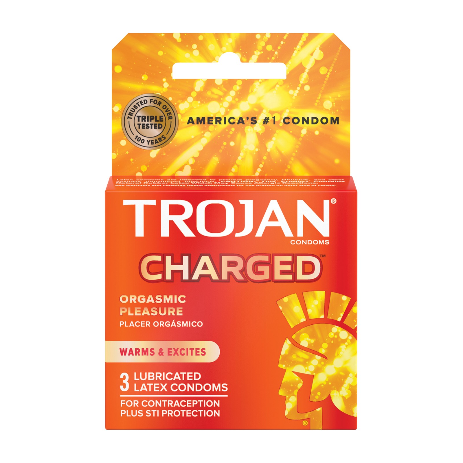 Trojan Intensified Charged Condoms for Enhanced Pleasure