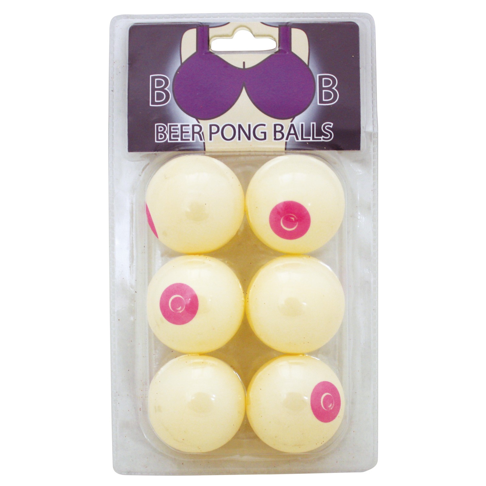 Boob Beer Pong Balls Pack of 6