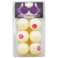 Boob Beer Pong Balls Pack of 6