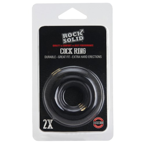 Rock Solid 2 Inch Black Donut Ring