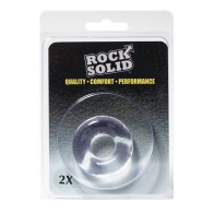 Rock Solid Clear Donut Ring 2 Inch