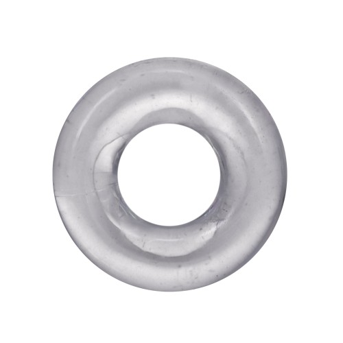 Rock Solid Clear Donut Ring 2 Inch