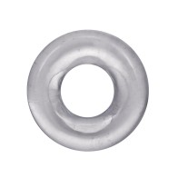 Rock Solid Clear Donut Ring 2 Inch