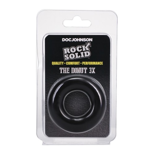 Anillo Donut Negro Rock Solid 3"