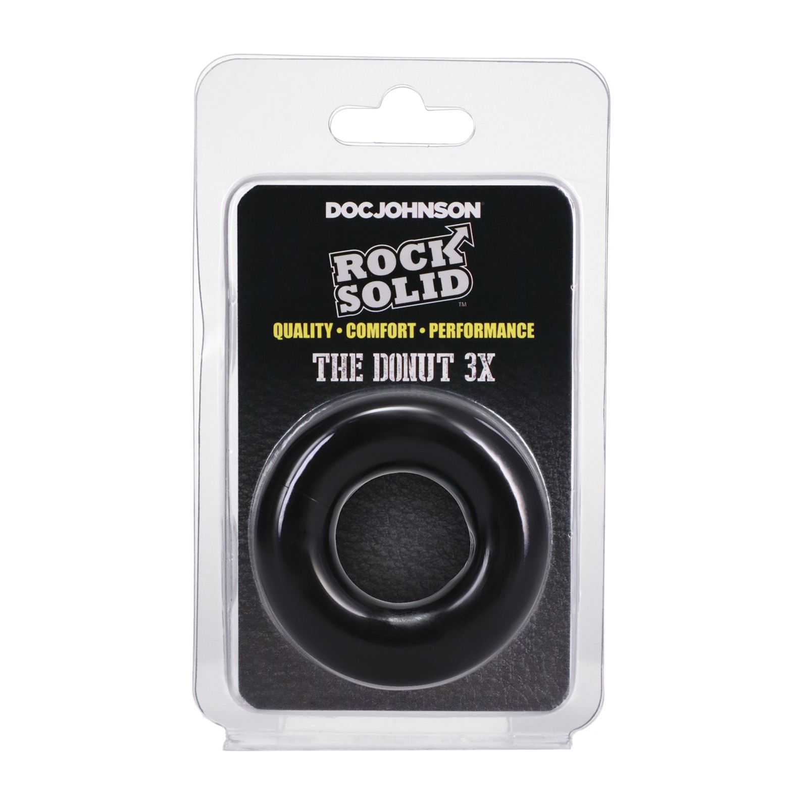 Anillo Donut Negro Rock Solid 3"