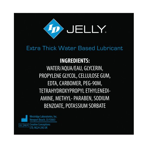 Lubricante ID Jelly Tamaño de Viaje