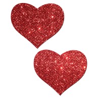 Pastease Premium Glitter Heart Red O/S