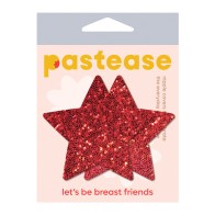 Red Glitter Star Pastease