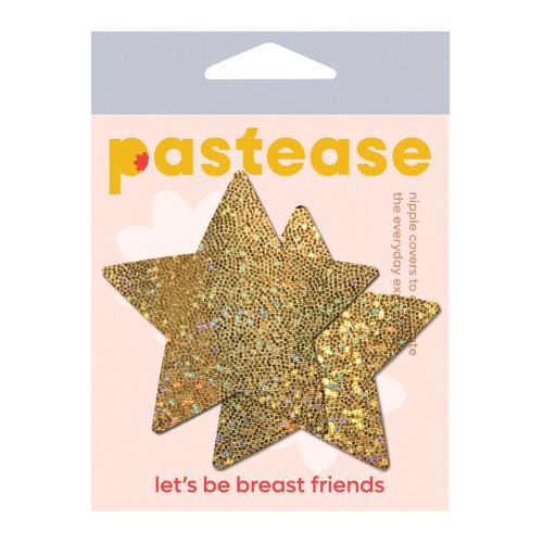 Pastease Premium Gold Glitter Star for Costume