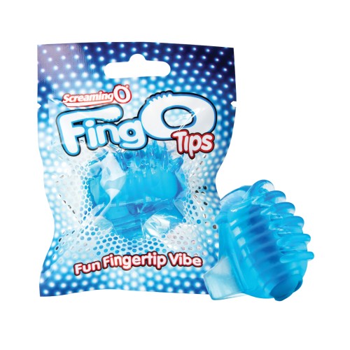 Screaming O FingO Tips - Azul Aumentador de Placer