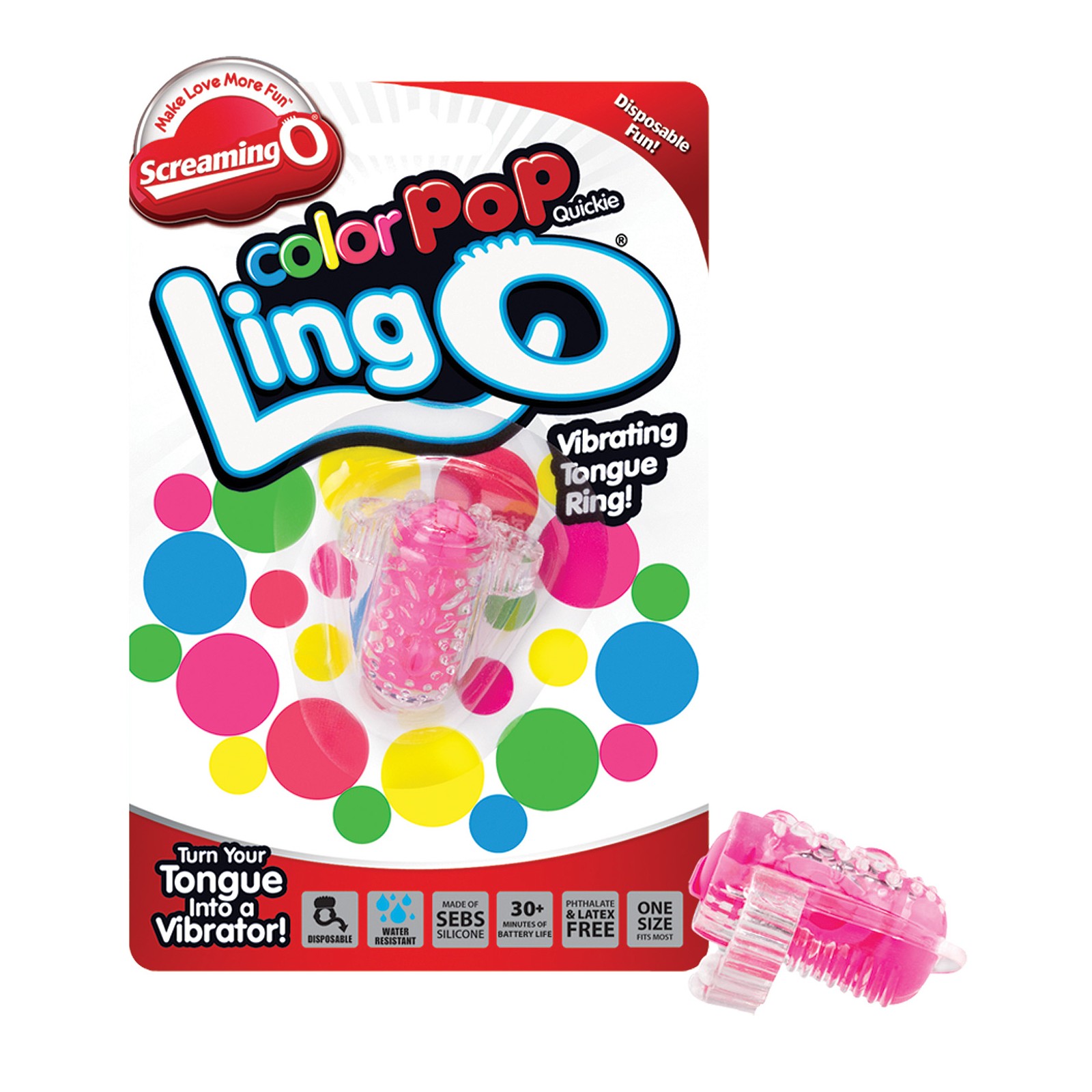 Screaming O Color Pop Quickie LingO - Pink