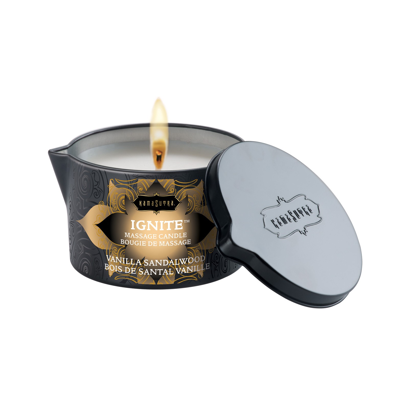 Kama Sutra Ignite Massage Candle Vanilla Sandalwood