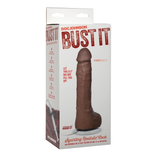 Bust It Squirting Realistic Cock with Nut Butter