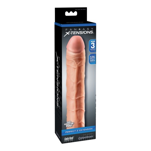 Fantasy X-Tensions Perfect 3 Inch Extension Flesh