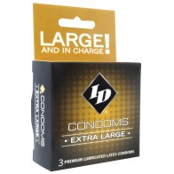 ID Extra Large Condoms Pack of 3