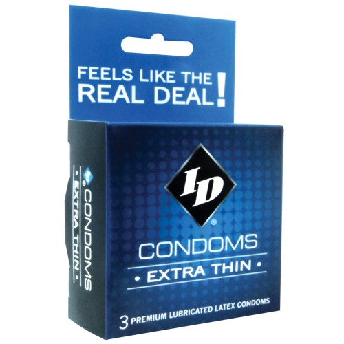 Condoms ID Ultra Finos Caja de 3