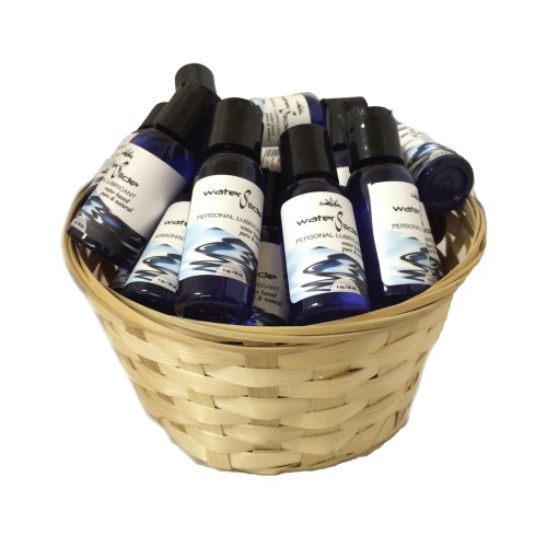 Earthly Body Waterslide Personal Lubricant - Basket of 30