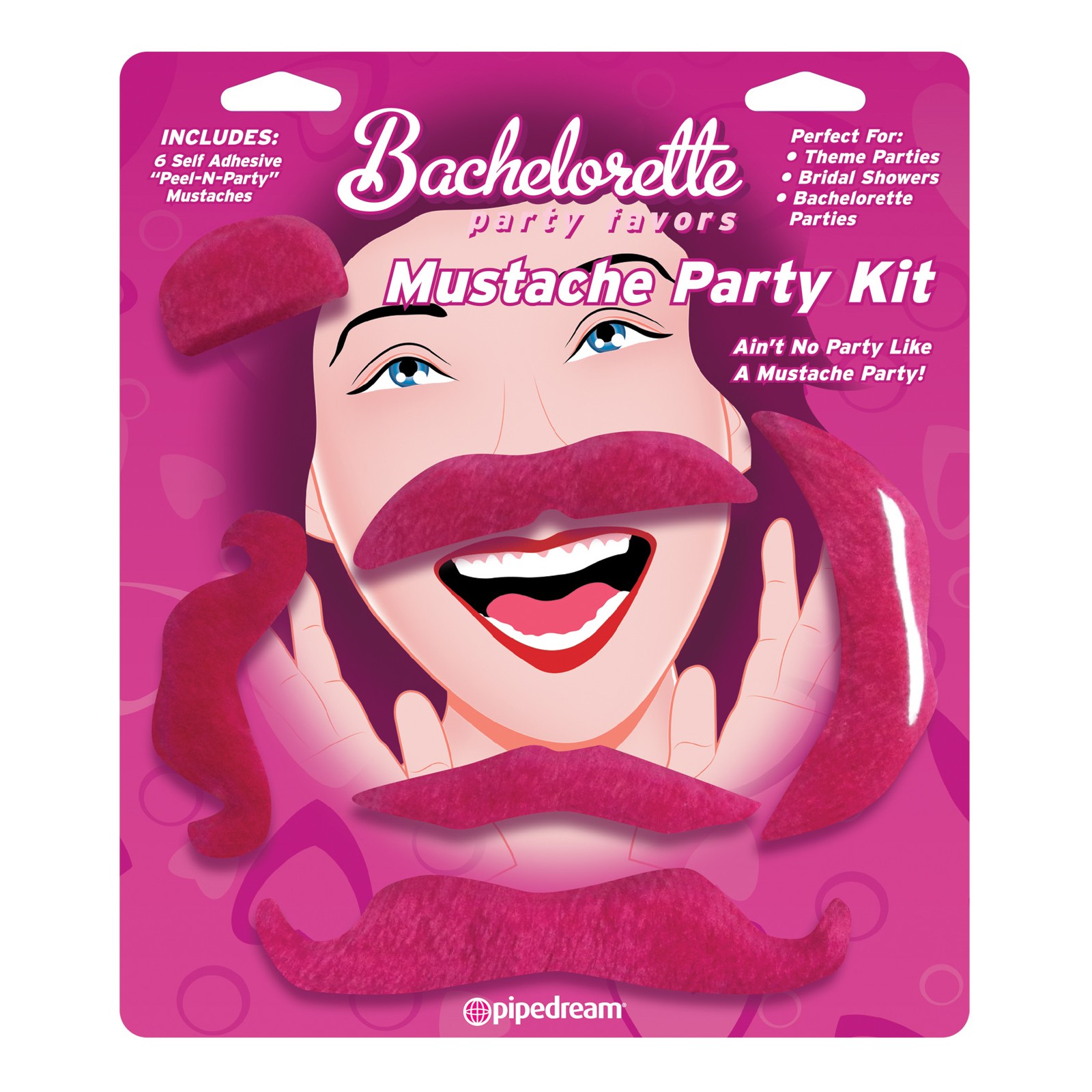 Pipedream Bachelorette Party Mustache Party Kit