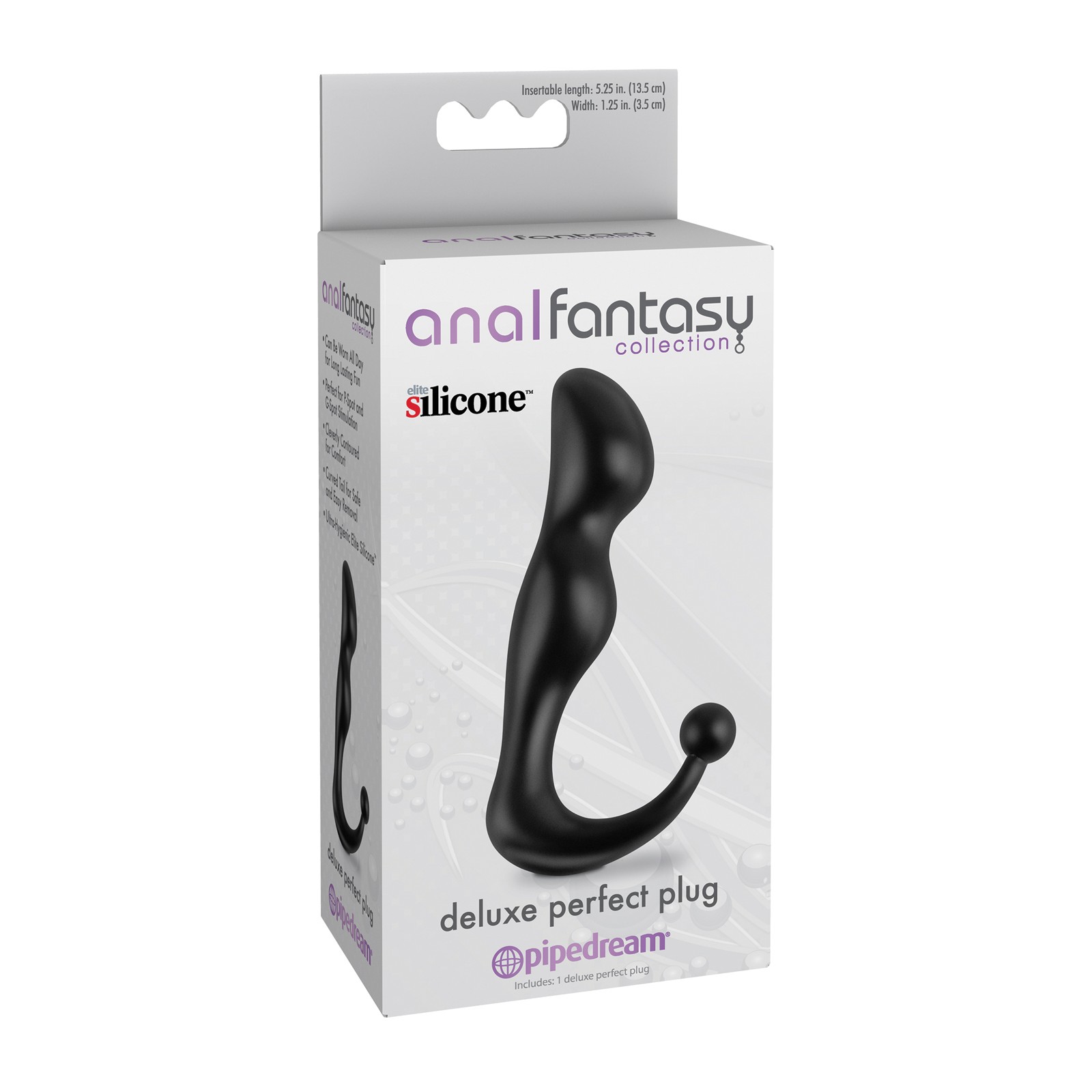 Plug Perfecto Colección Fantasía Anal Negro