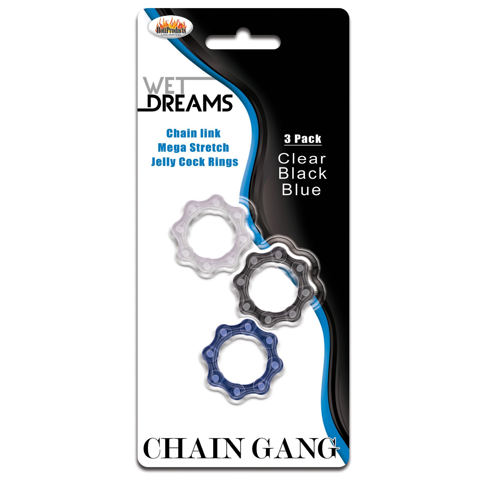 Anillos para el Pene Wet Dreams Chain Gang para Mayor Placer