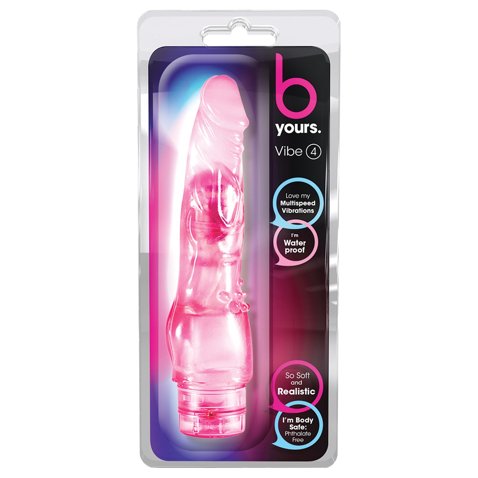 Blush B Yours Vibe #4 Realistic Vibrator Pink