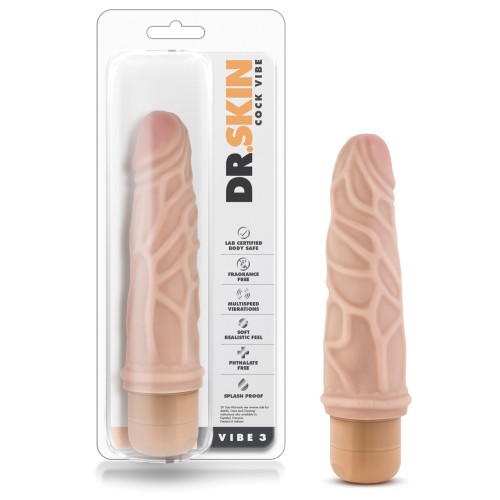 Vibrador Blush Dr. Skin Vibe #3 para Estimulación Realista