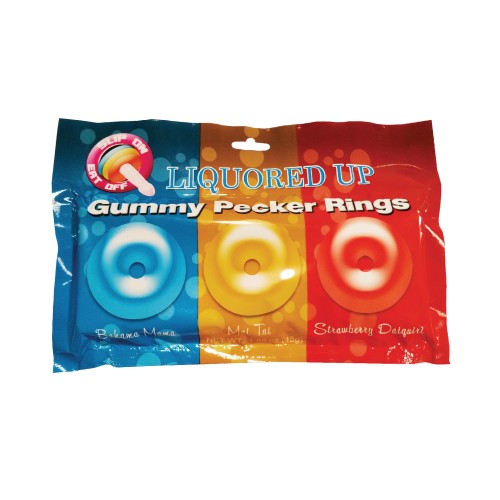 Liquored Up Pecker Gummy Rings for Fun