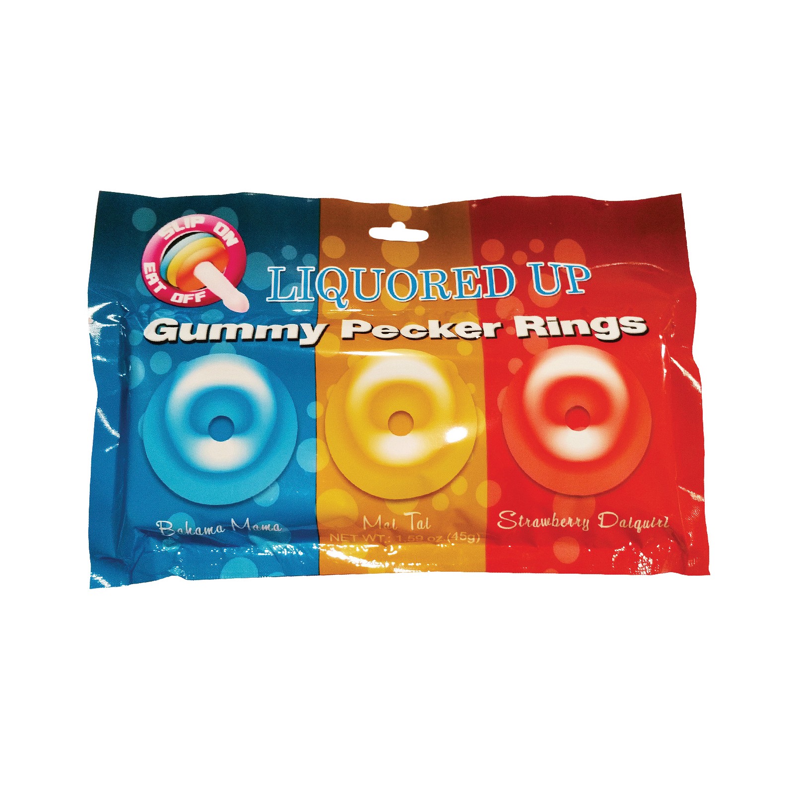 Liquored Up Pecker Gummy Rings for Fun