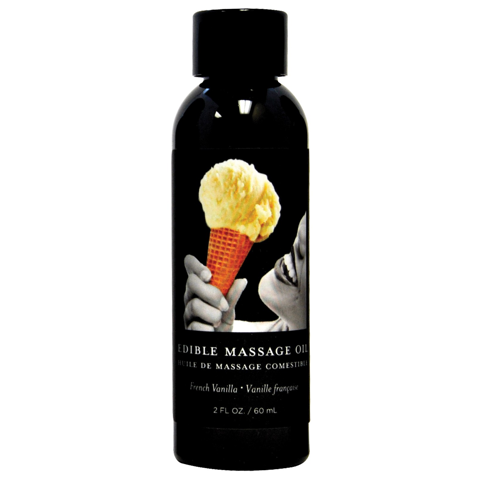 Earthly Body Edible Massage Oil in French Vanilla