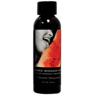 Aceite de Masaje Comestible Earthly Body - 2 oz Sandía