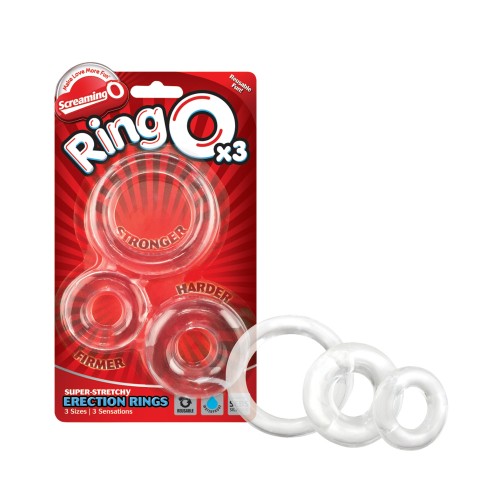 Screaming O RingO Pack de 3 Anillos de Erección