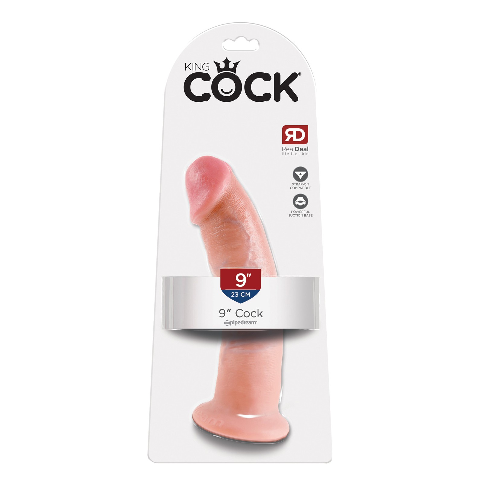 Rey Cock 9 Pulgadas Dildo Carne - Placer Realista