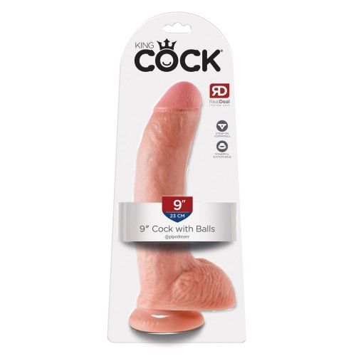 King Cock 9 Inch Flesh Dildo | Realistic Pleasure