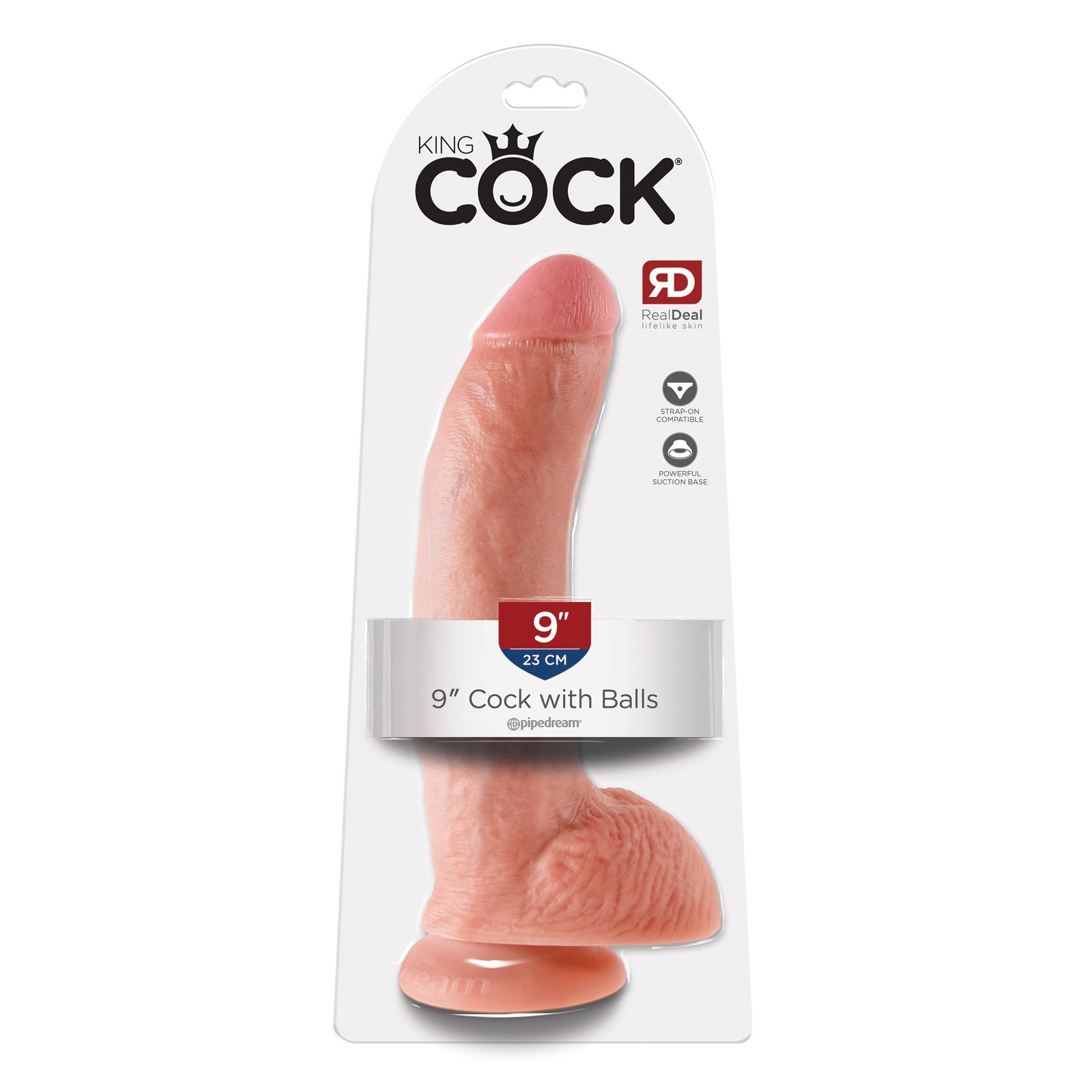 King Cock 9 Inch Flesh Dildo | Realistic Pleasure