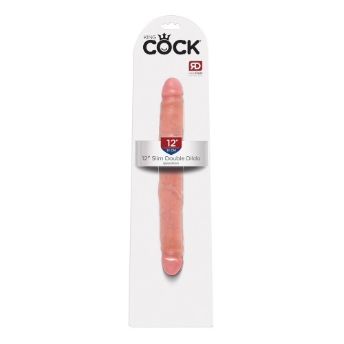 King Cock 12" Doble Slim Flesh