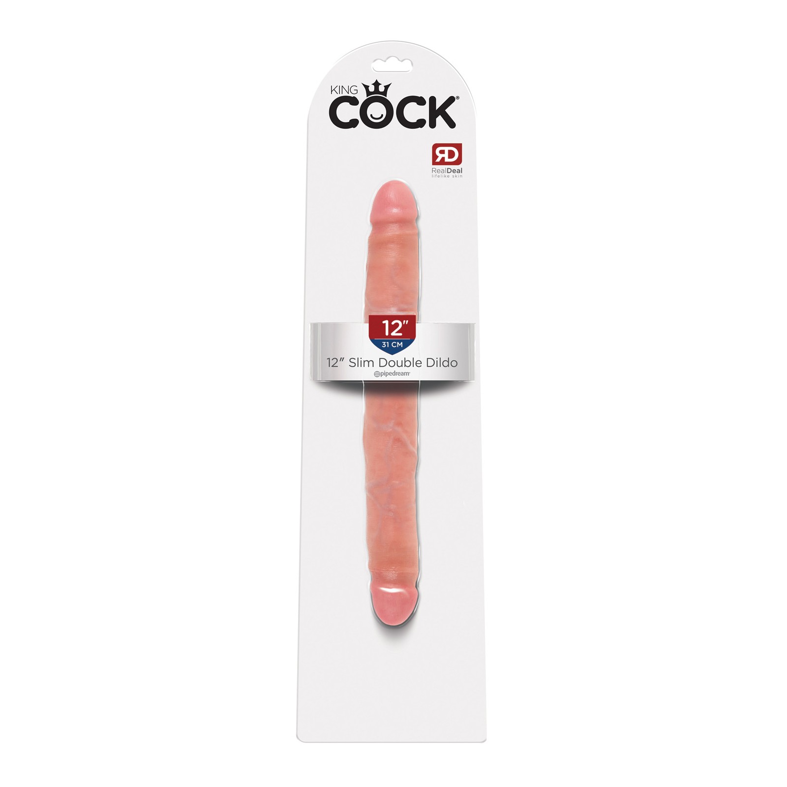 King Cock 12 Inch Slim Double Flesh