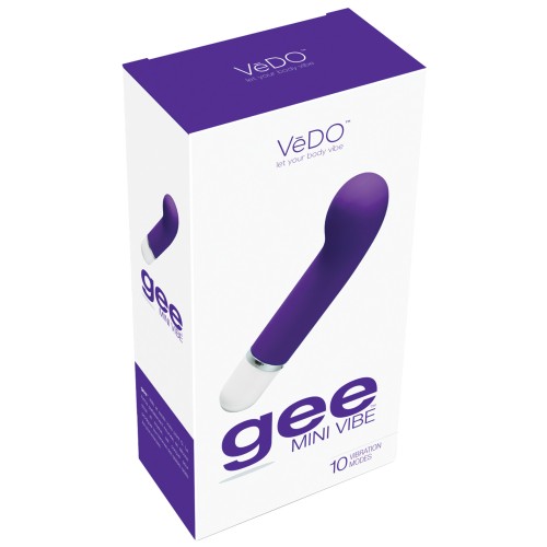 Vibrador VeDO Gee Mini - Indigo En Ti