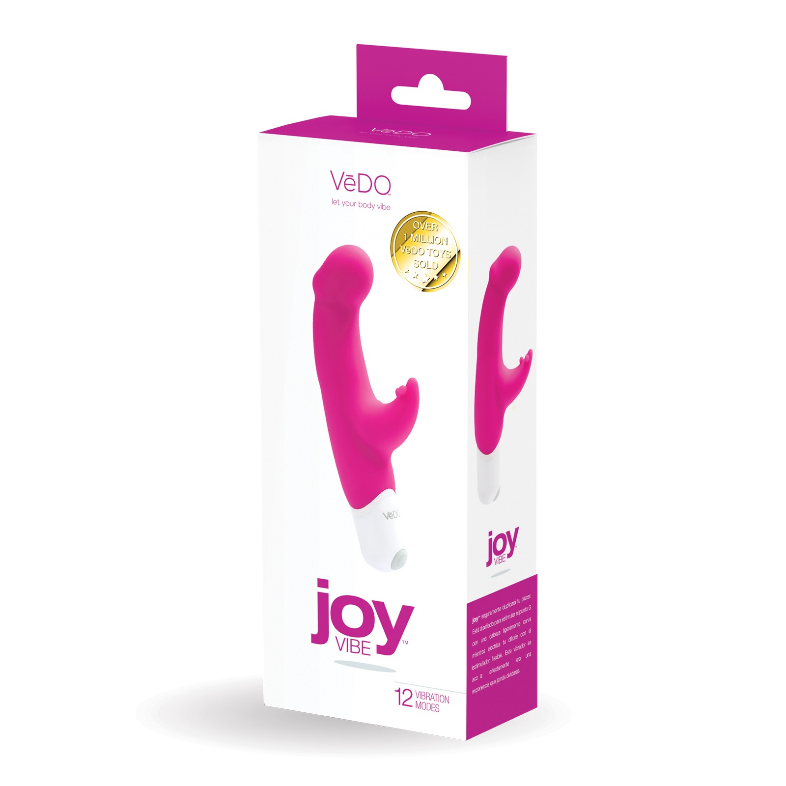 VeDO Joy Mini Vibe Hot in Bed Pink