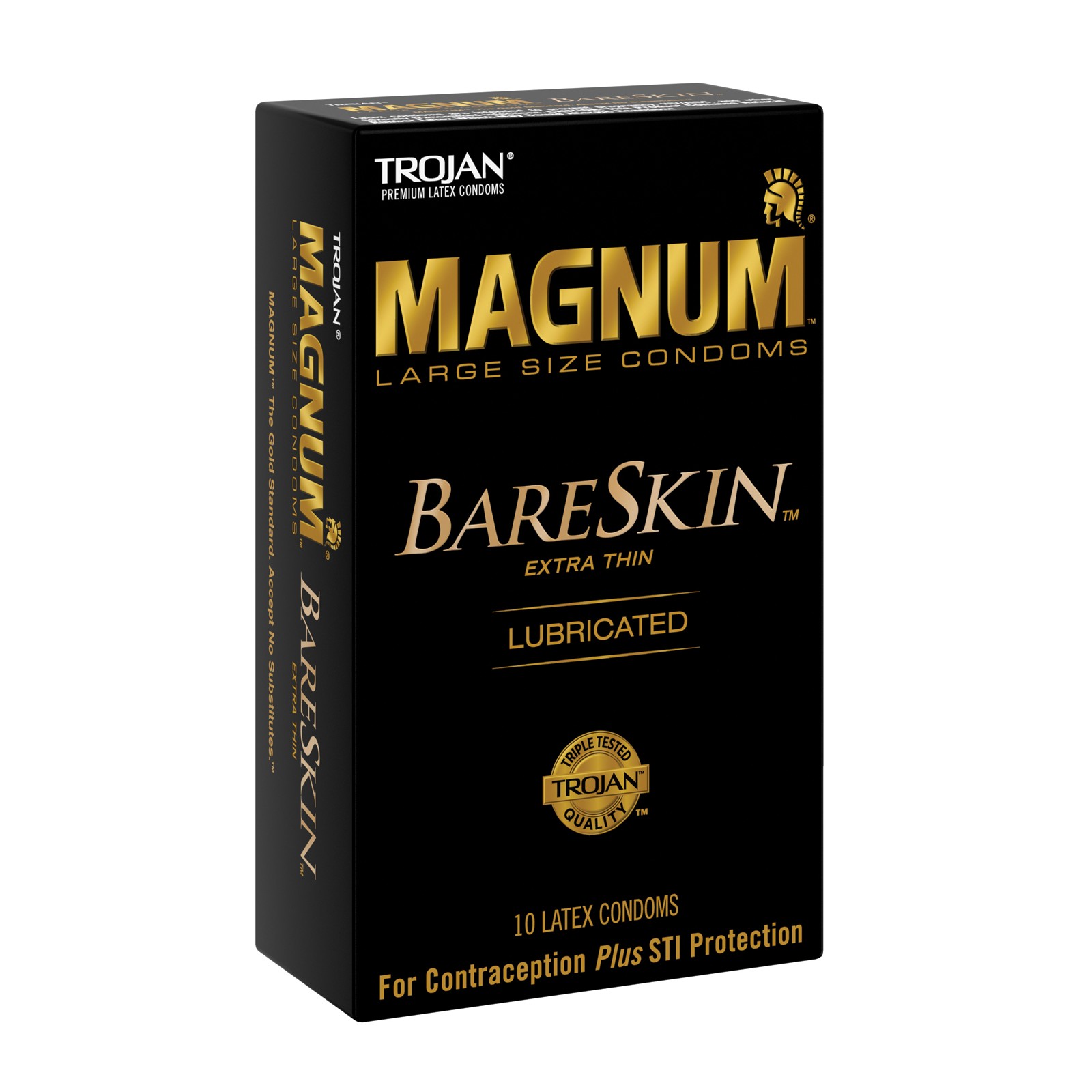 Condones Trojan Magnum Bareskin Caja de 10