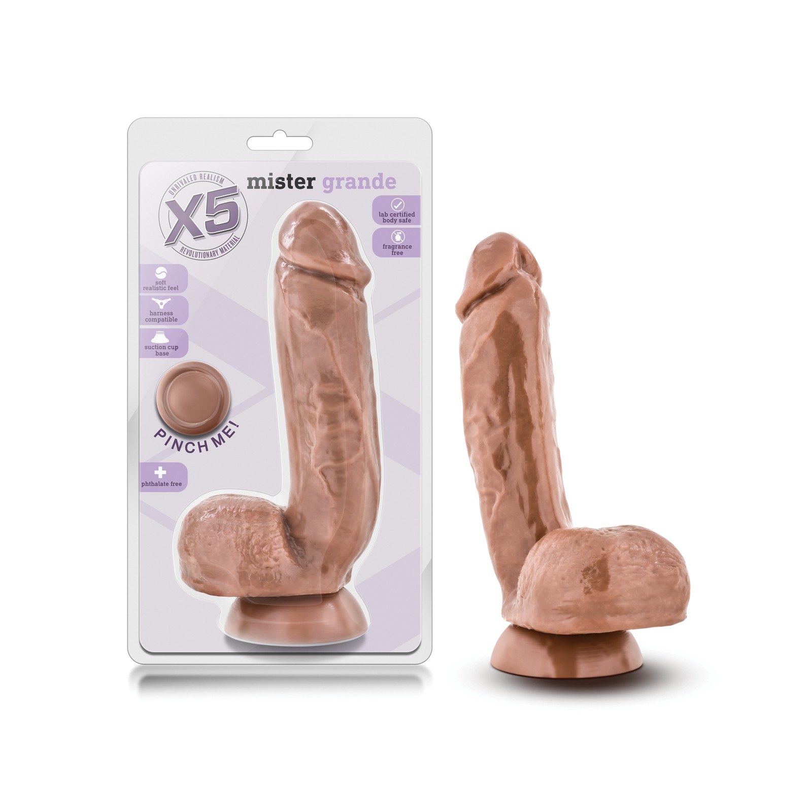 Blush X5 Mister Grande - Realistic Dildo Latin