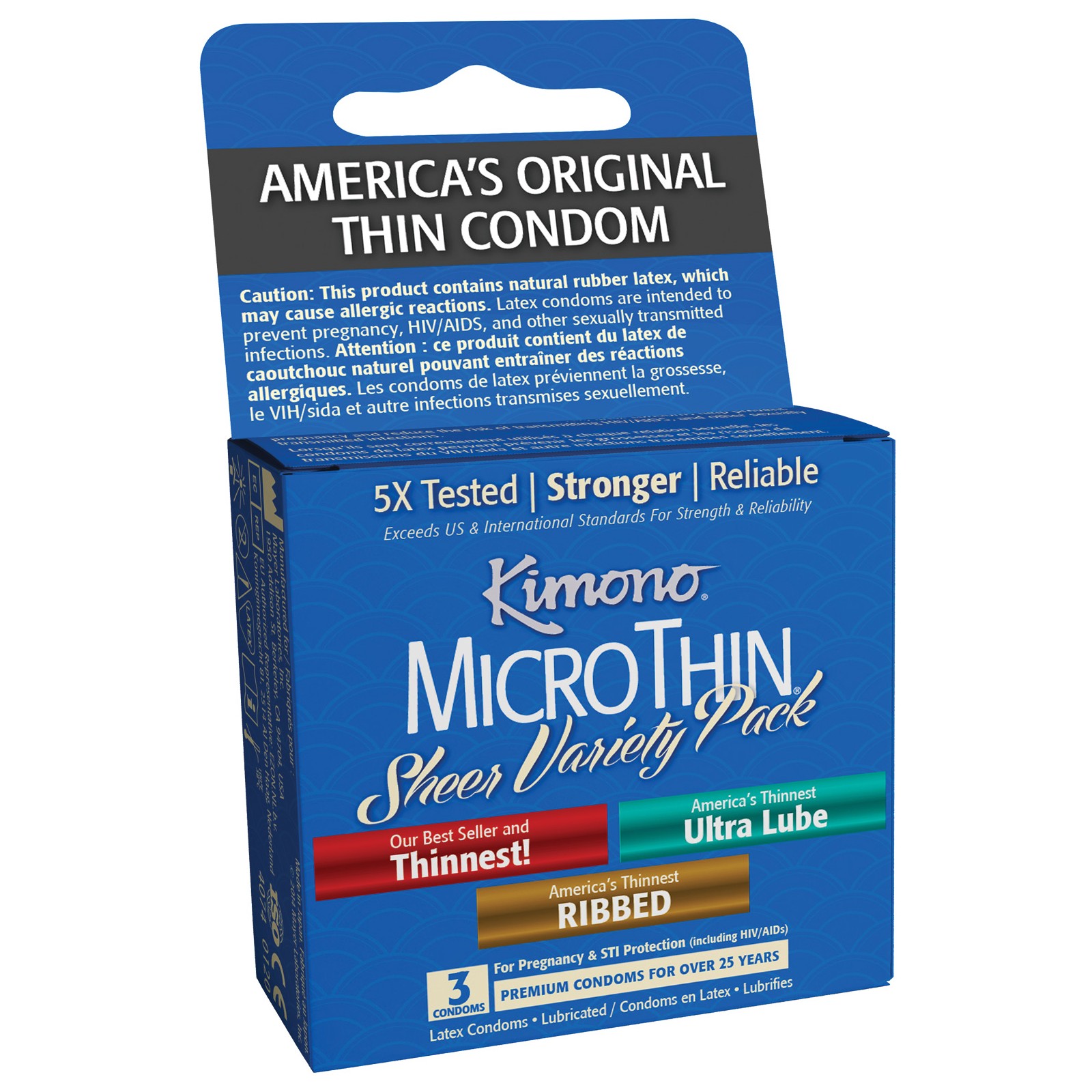 Pack de 3 Condones Kimono Micro Thin para Máxima Comodidad