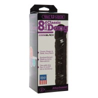 Vac-U-Lock Code Black Dildo 8 Pulgadas