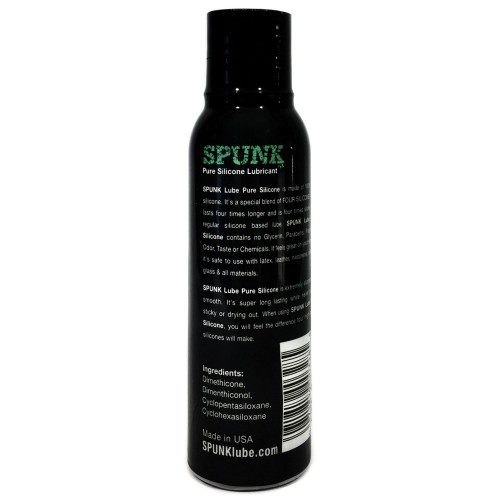 SPUNK Pure Silicone Lube for Ultimate Pleasure - 4 oz