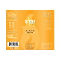 Sizzle Lips Edible Warming Gel - Butter Rum