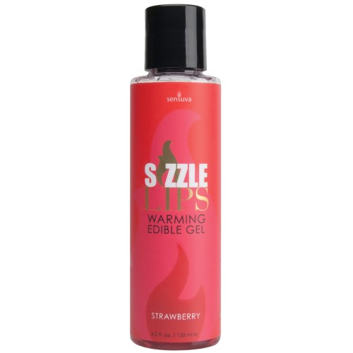 Sizzle Lips Warming Gel Strawberry