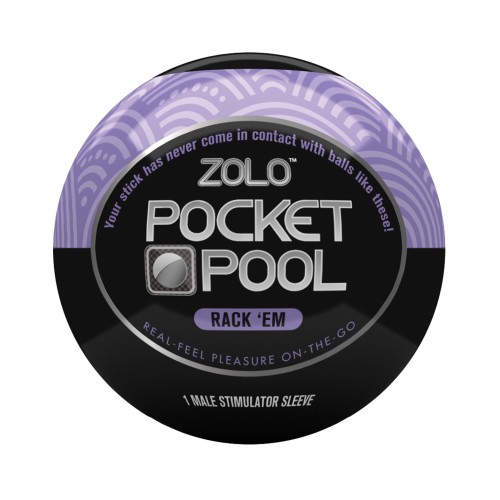 ZOLO Pocket Pool Rack Em - On-the-Go Pleasure