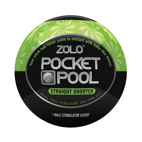 ZOLO Pocket Pool Straight Shooter - On-the-Go Pleasure