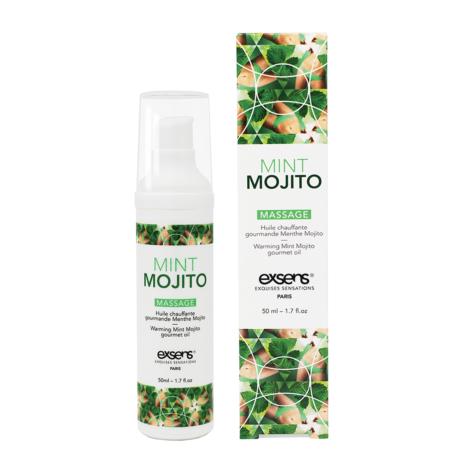 EXSENS Warming Massage Oil Mint Mojito