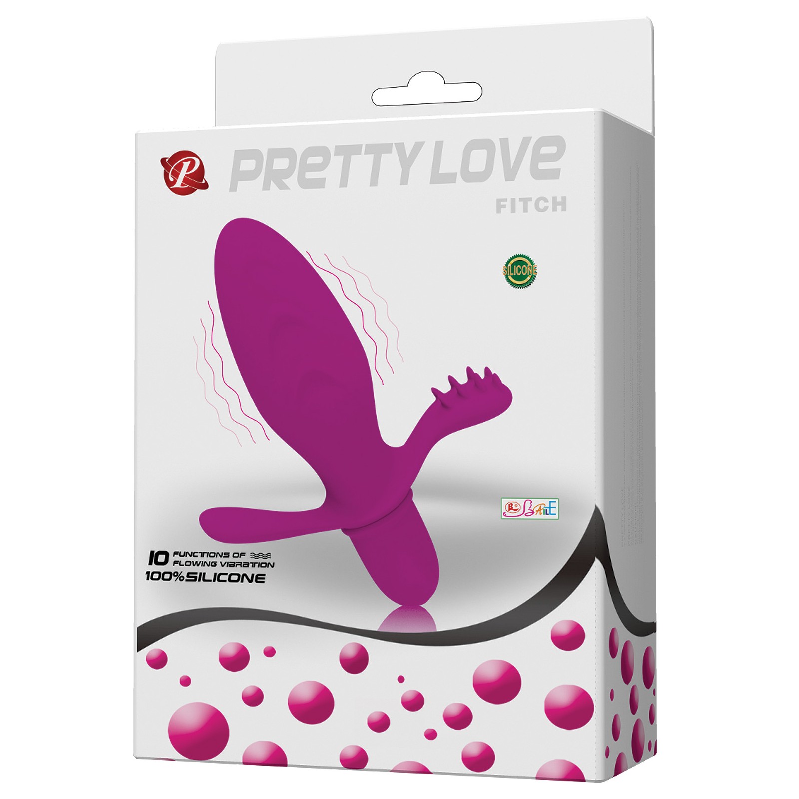 Pretty Love Fitch Anal Vibrator Fuchsia